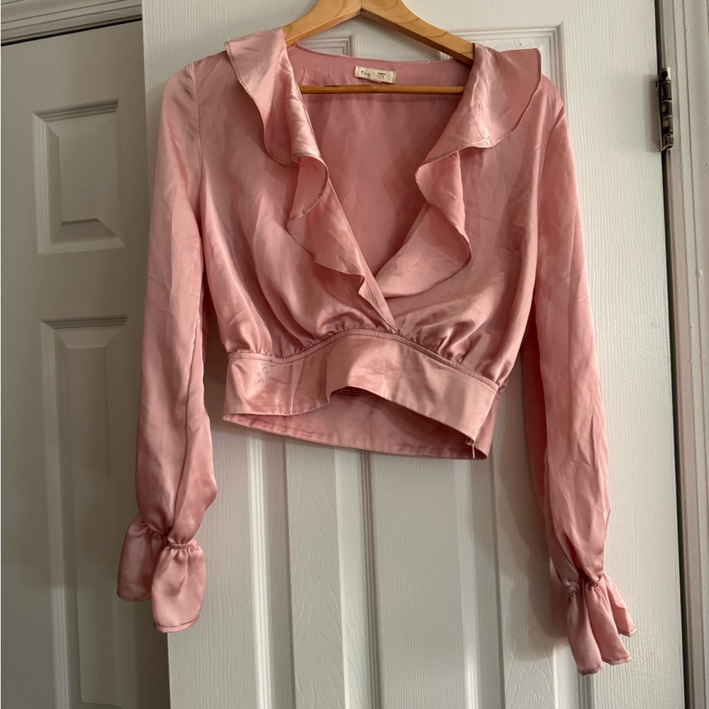 Pink crop top